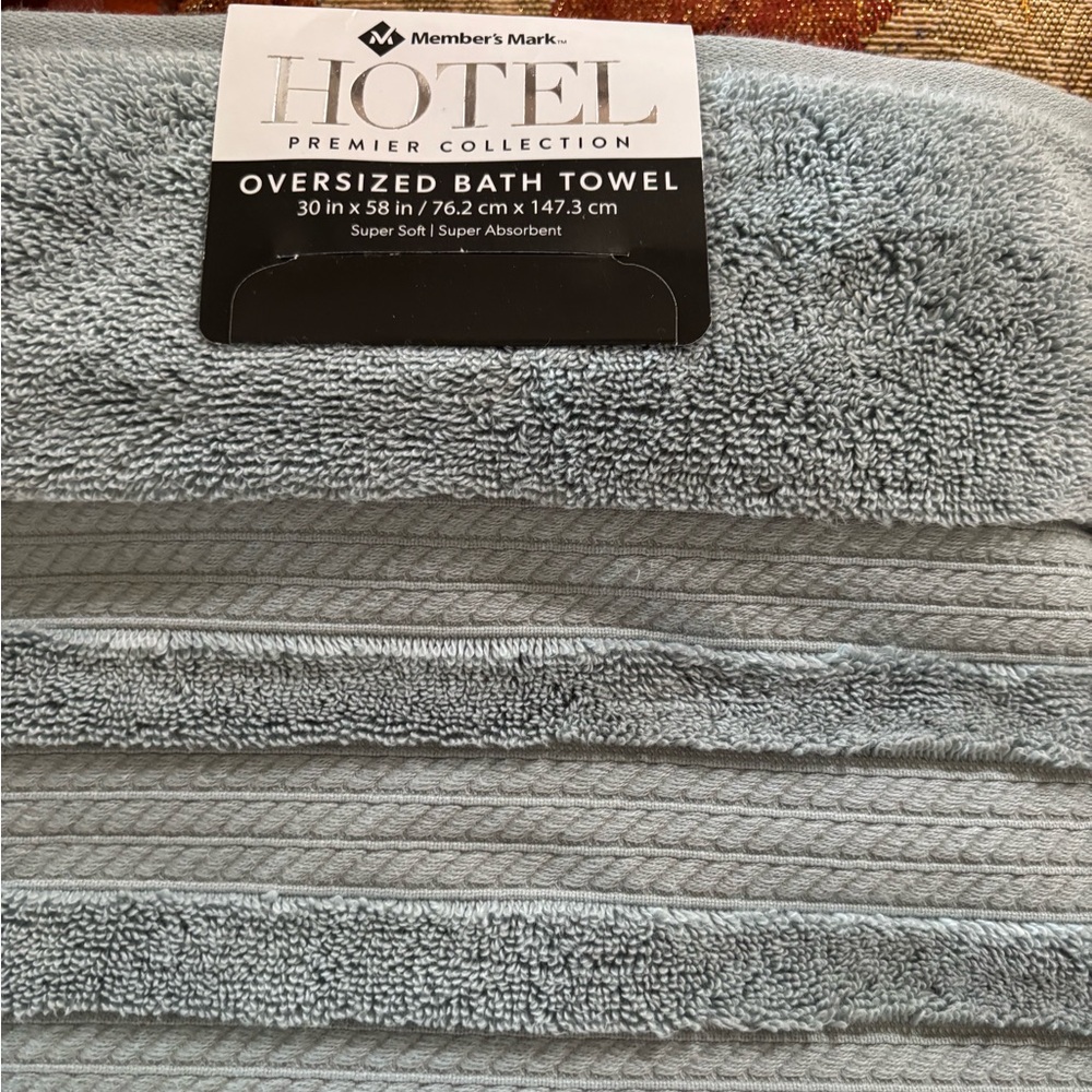 Oversized Bath Towel - Aqua